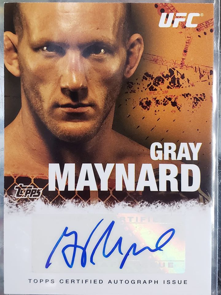 2010 Topps UFC Gray Maynard Autograph FA-GM